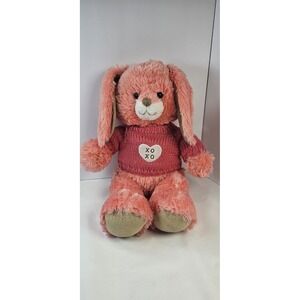 Build-a-Bear Pink Sparkle Ears Easter BUNNY RABBIT 18" Animal Plush‎ Lovey